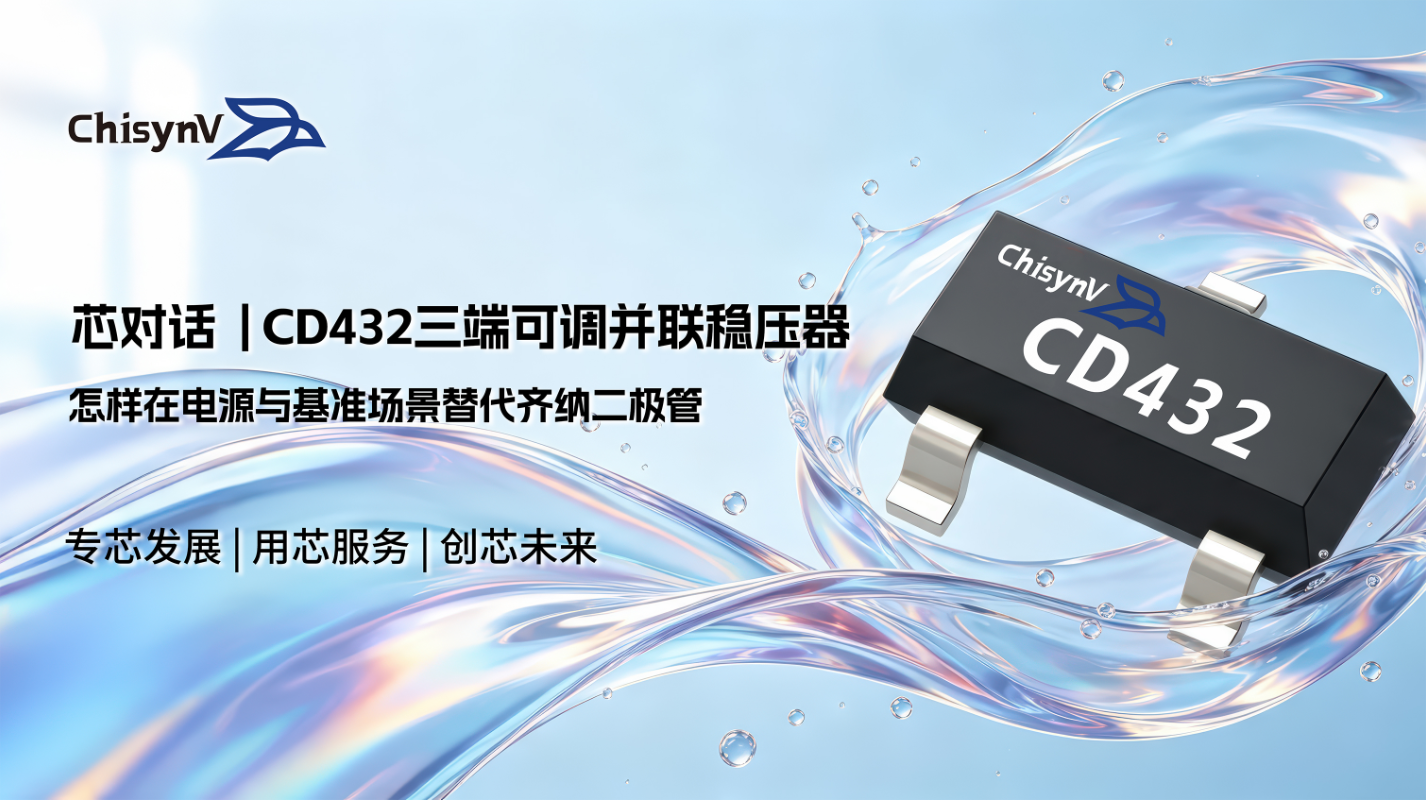 三端可调并联稳压器 | CD432 [怎样在电源与基准场景替代齐纳二极管]